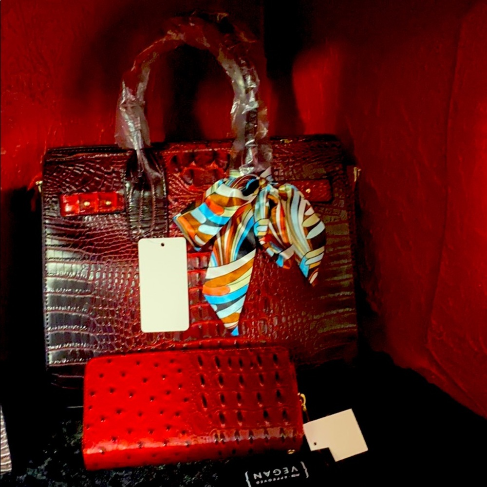 Croco Fashion Handbag